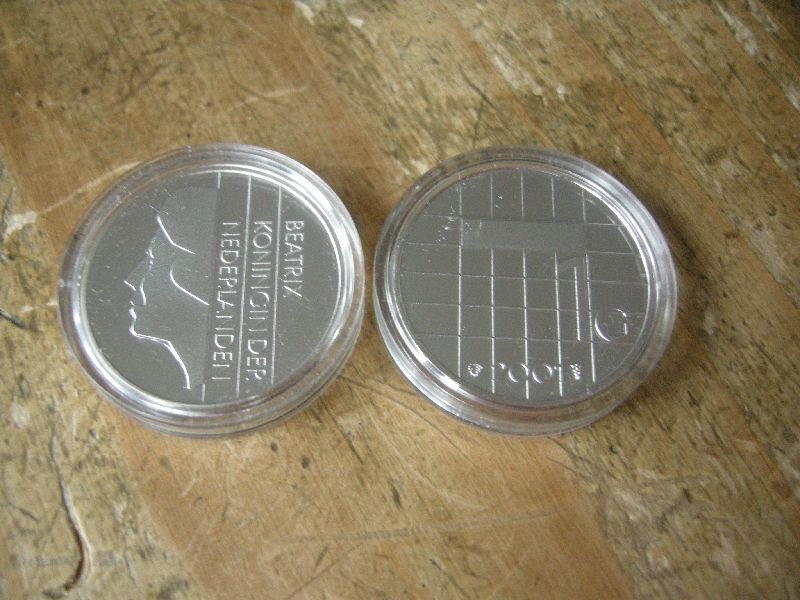 (afbeelding voor) Gulden 2001 Zilver proof in capsule